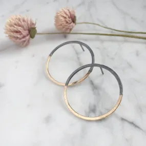 NEW! Half and Half Halo Stud Earrings by Shepherd's Run Jewelry
