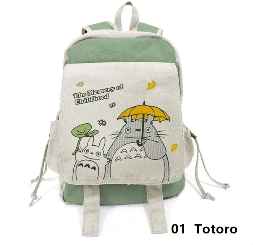 NEW Unique Cartoon Unisex Canvas Backpacks