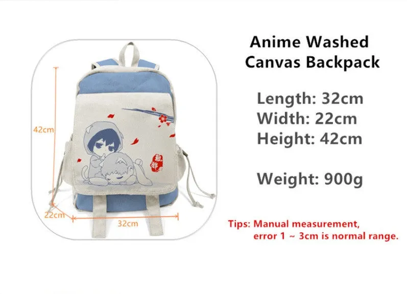 NEW Unique Cartoon Unisex Canvas Backpacks