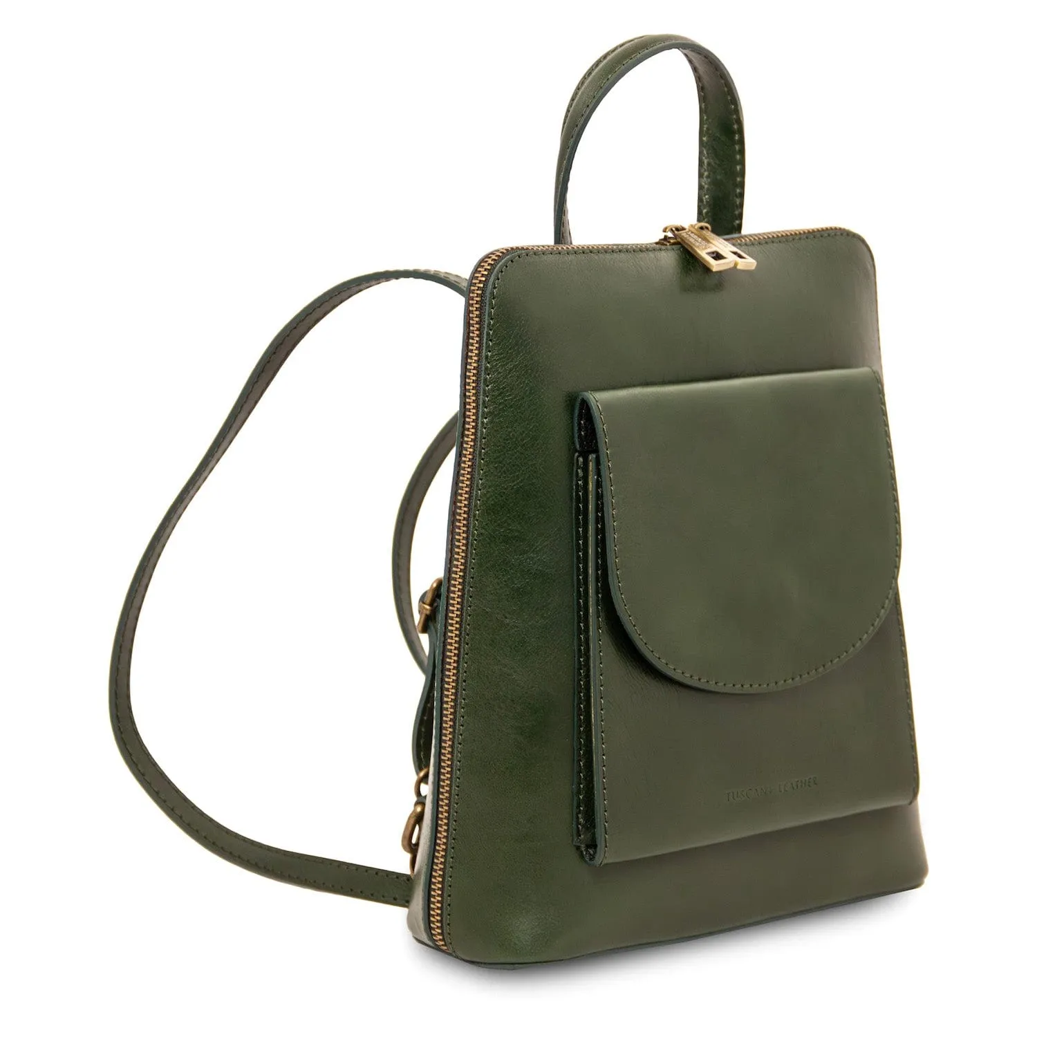 Paris - Small Convertible Leather Backpack For Women | TL142410