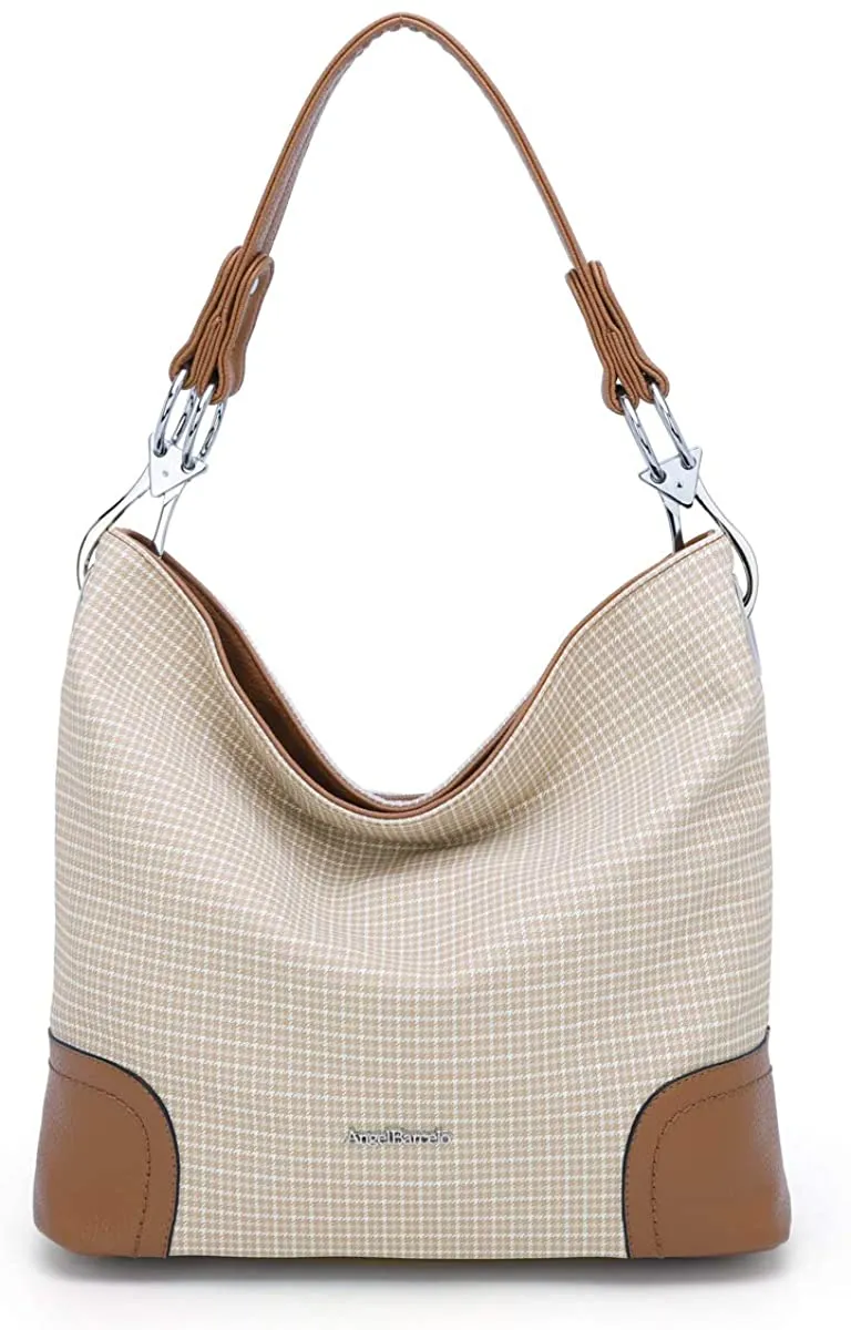 Pink Large Unique Shoulder Tote Handbag
