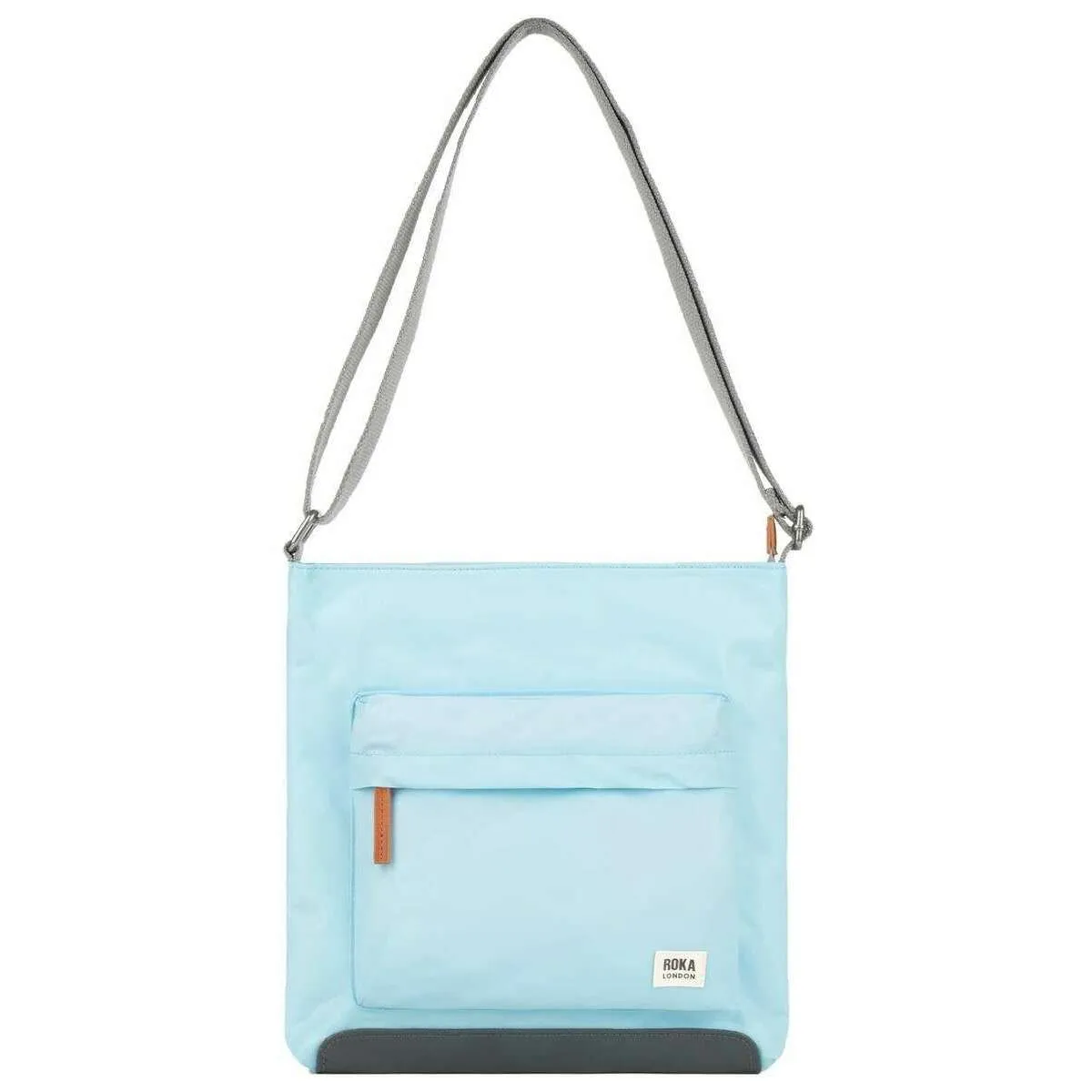 Roka Kennington B Medium Recycled Nylon Crossbody Bag - Canal Blue