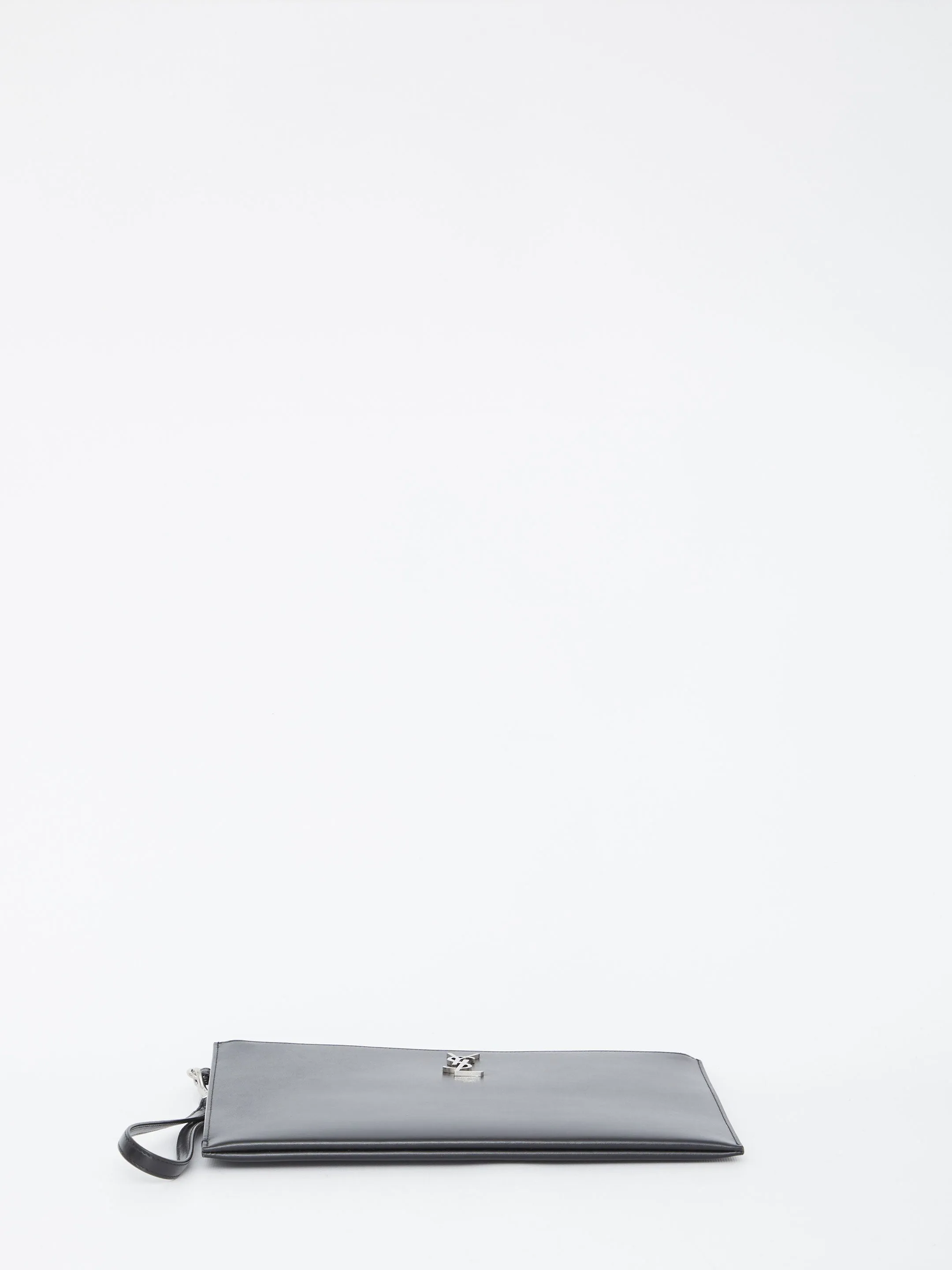 Saint Laurent Ipad Holder In Leather