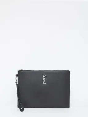 Saint Laurent Ipad Holder In Leather