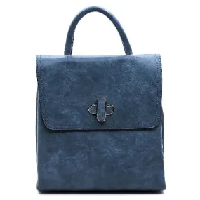 Twist Lock Flap Convertible Backpack