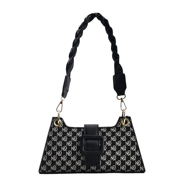 Twisted Buckle Shoulder Bags