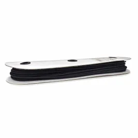 UNIQUE Elastic Cord- 3/32" - 2.4mm - Black - 1 Metre 2042774