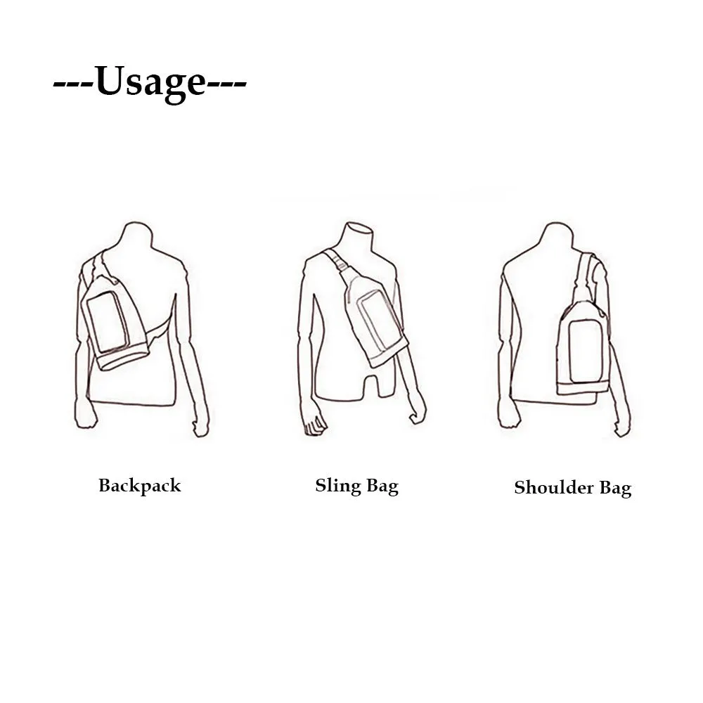 Unique Leather Crossbody Sling Bag