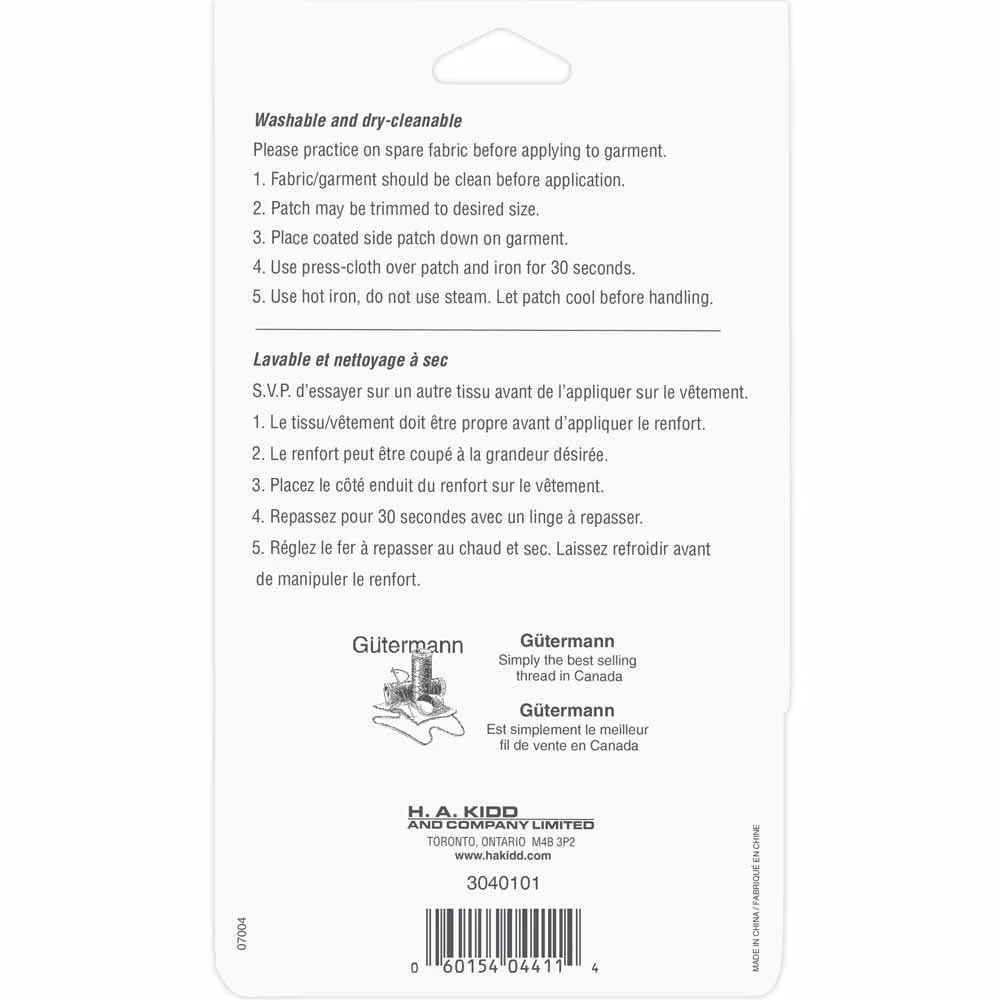 UNIQUE SEWING Drill Patch Khaki - 10 x 15cm (4" x 6") - 2pcs