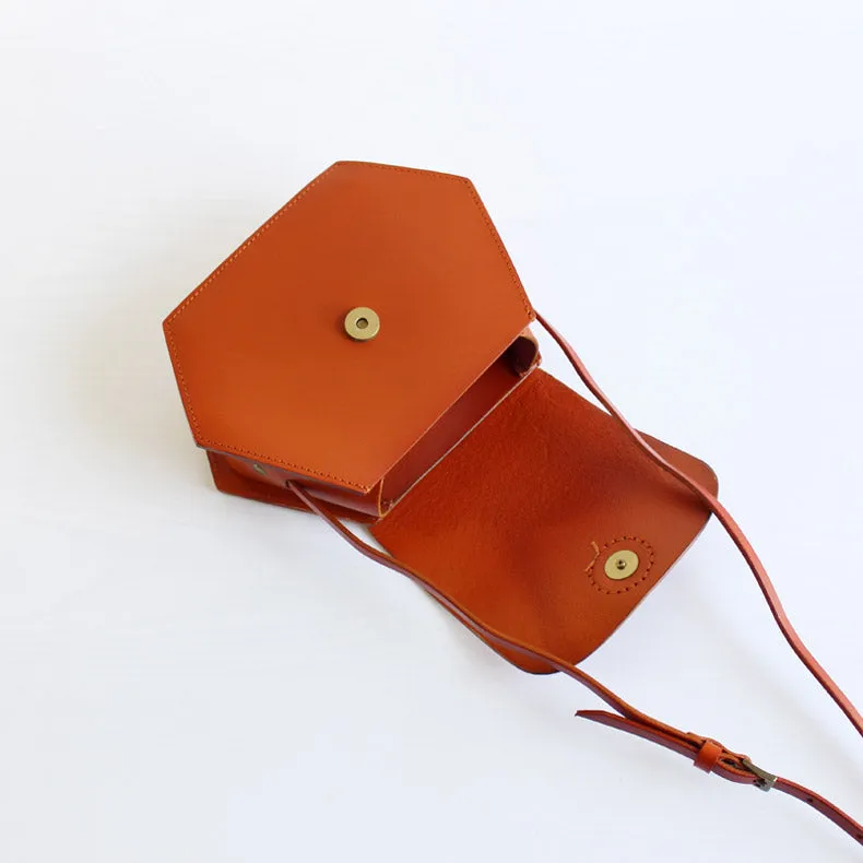 Unique Womens Box Bag Leather Crossbody Bags Shoulder Bag for Women