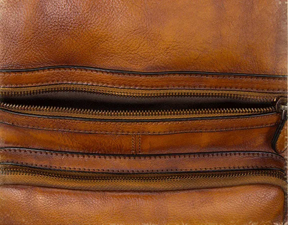 Unique Womens Square Leather Backpacks Purse Satchel Bag for Women