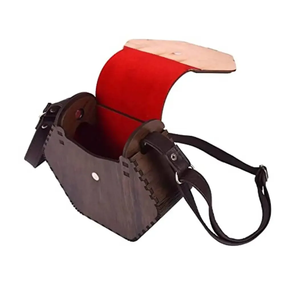 Women's Handcrafted Wooden Light Weight Unique Purse Handbag By DEAFCO