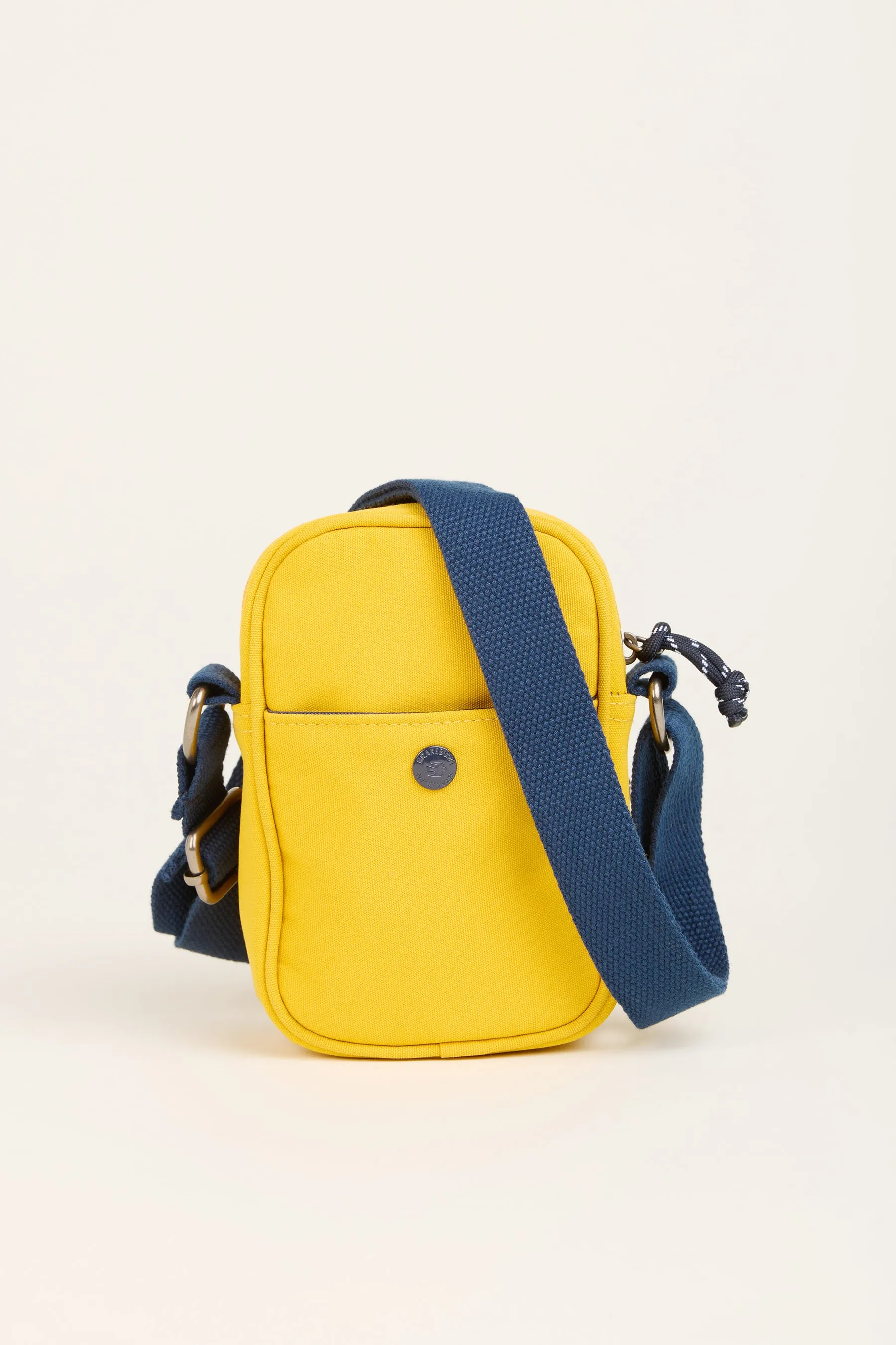 Yellow And Navy Small Pouch Crossbody Bag