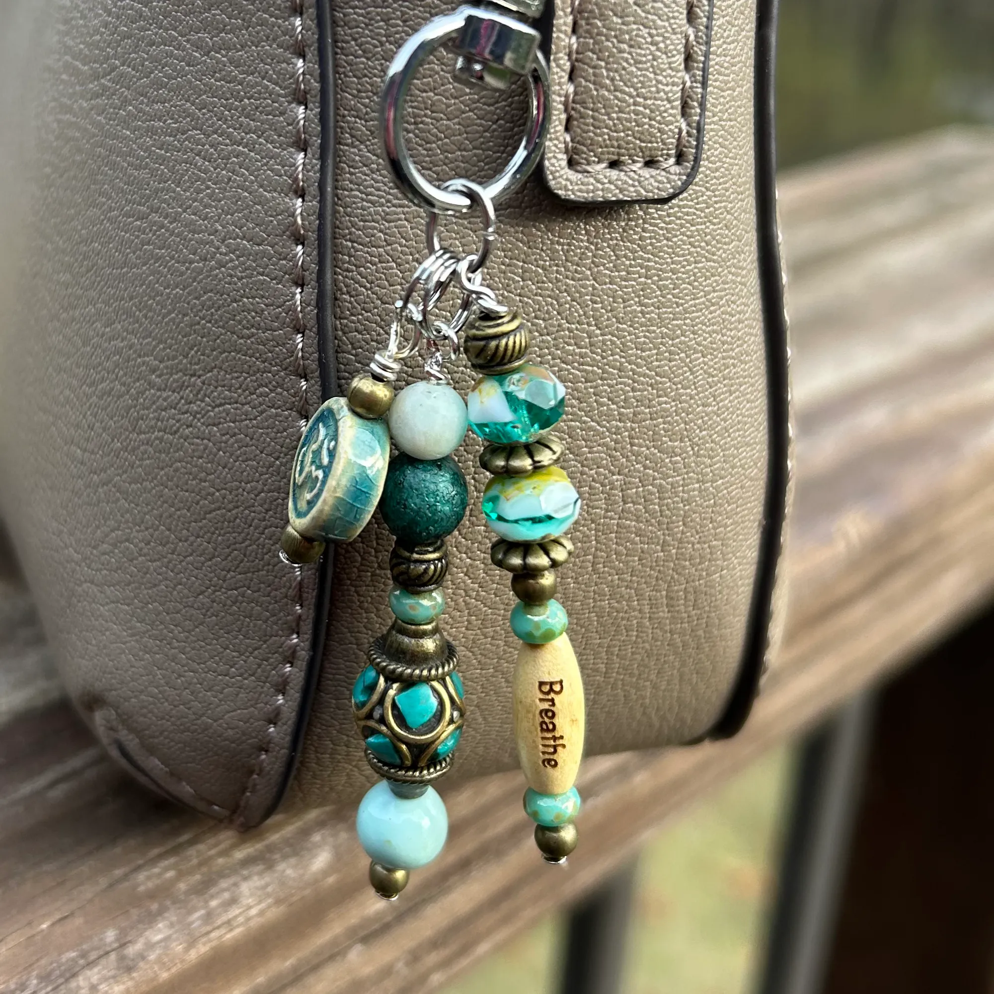 Yoga Purse Charm - Yoga Inspired Charms - Gift for Yogi
