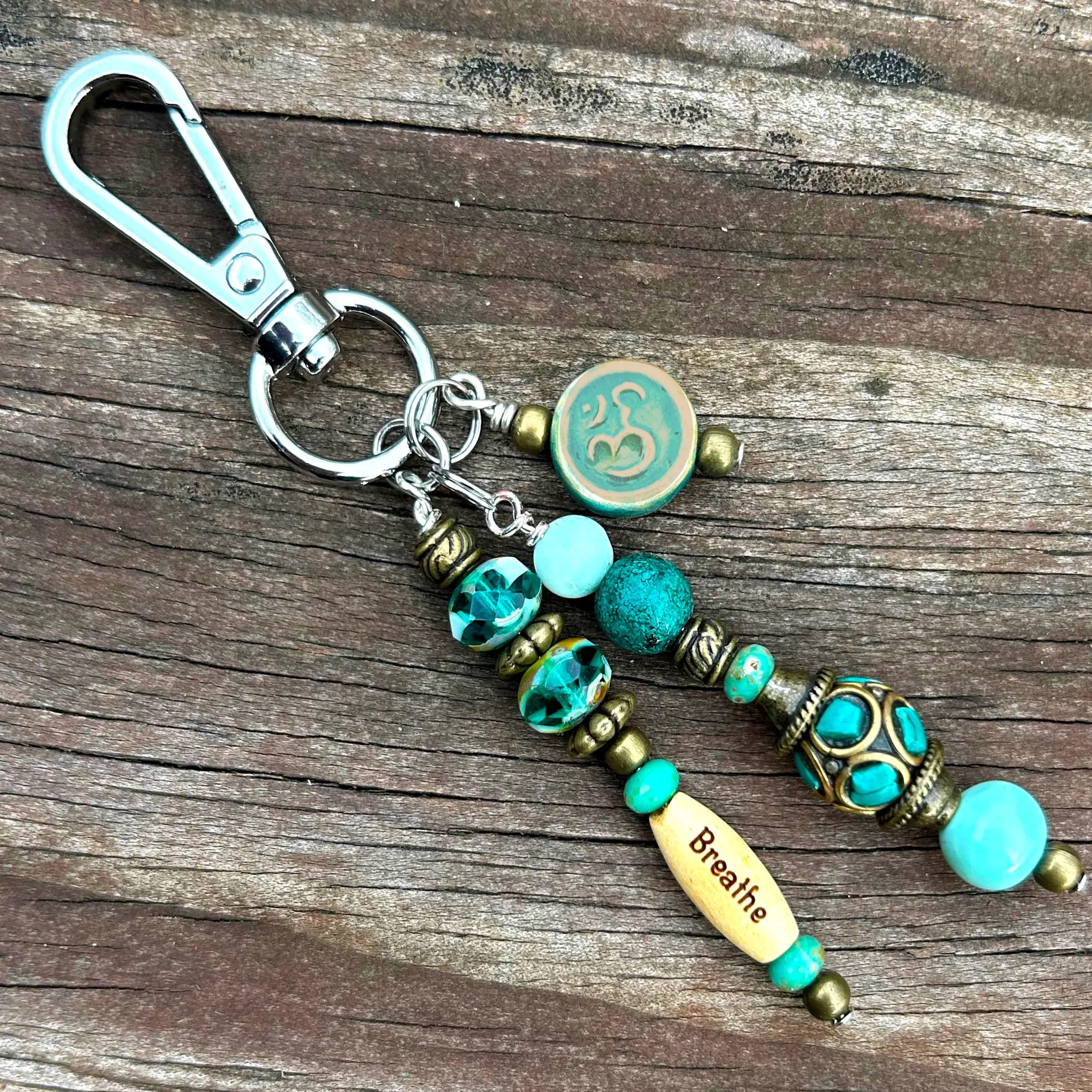 Yoga Purse Charm - Yoga Inspired Charms - Gift for Yogi