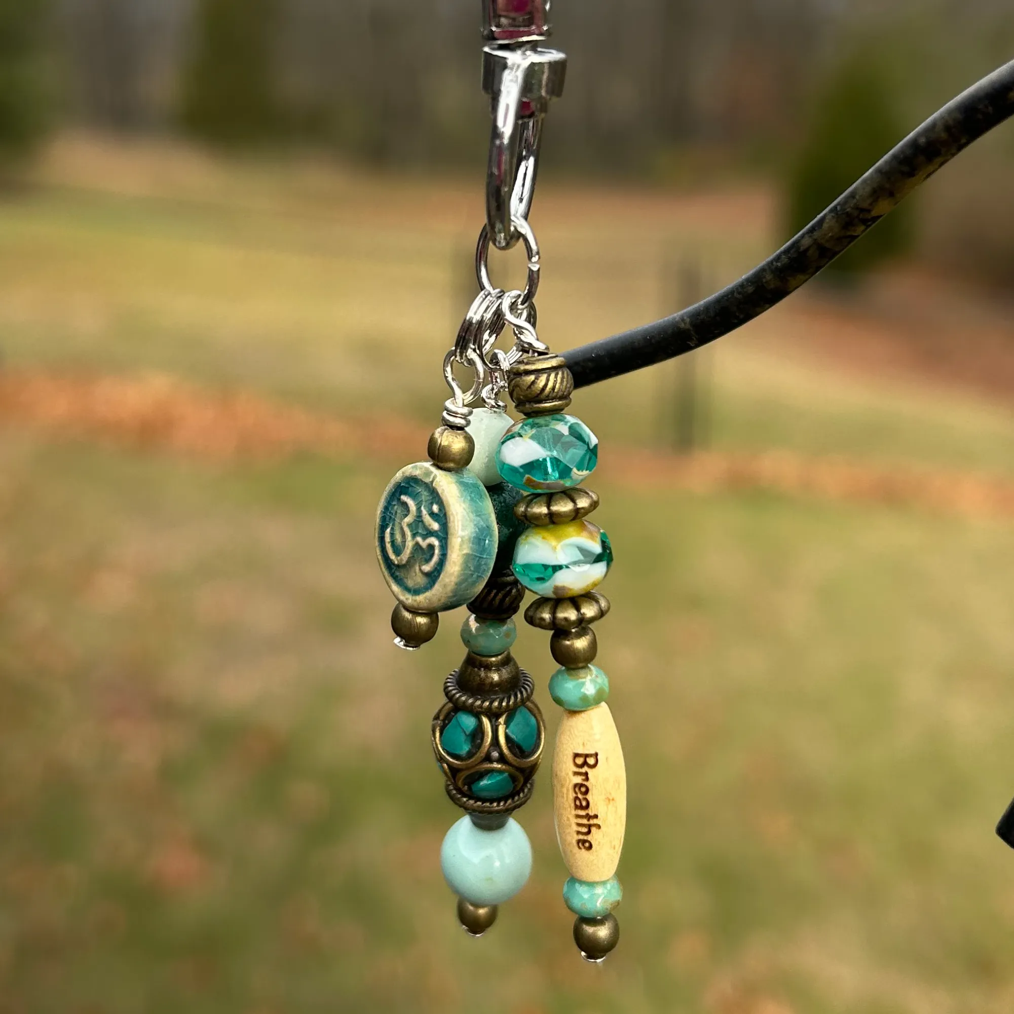 Yoga Purse Charm - Yoga Inspired Charms - Gift for Yogi