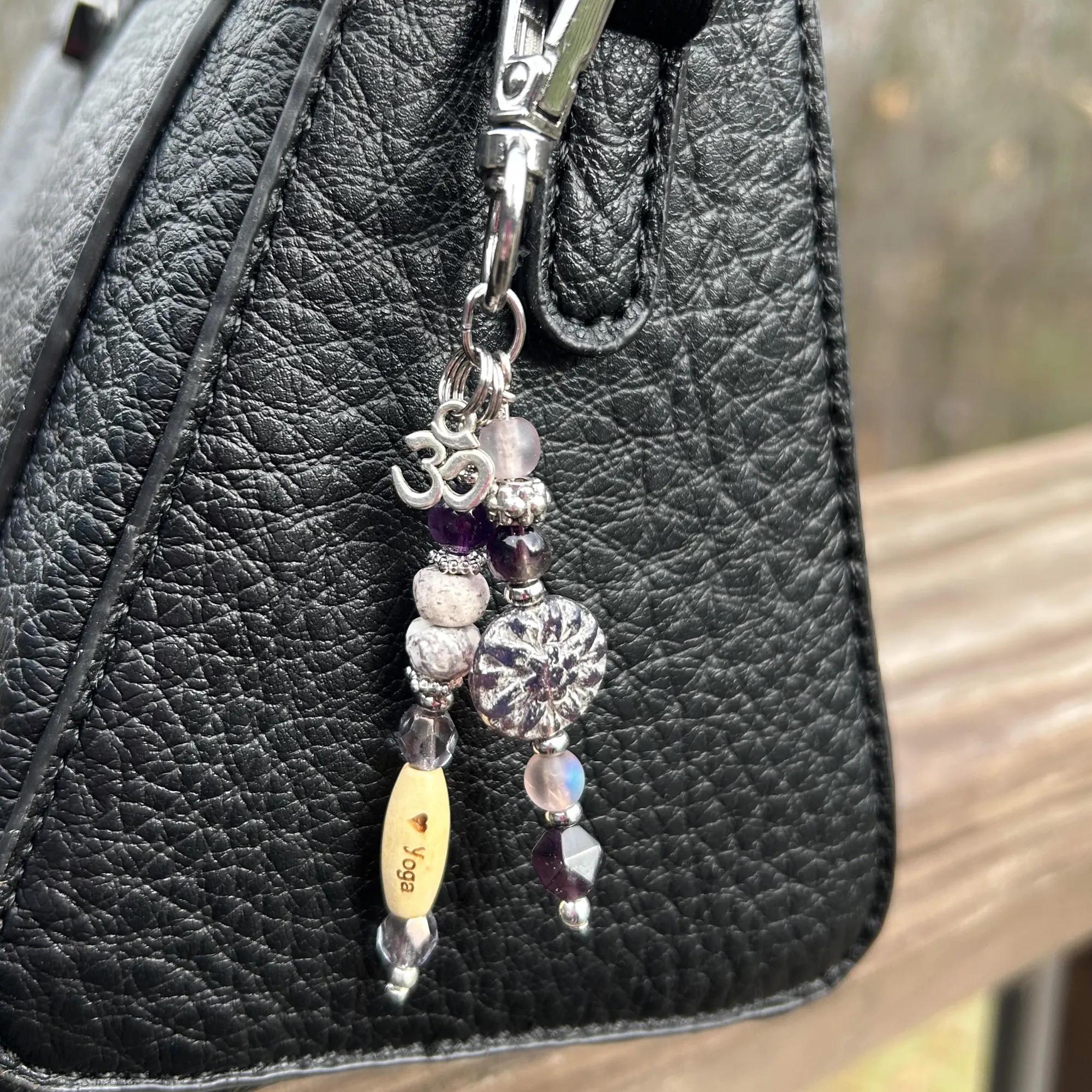 Yoga Purse Charm - Yoga Inspired Charms - Gift for Yogi