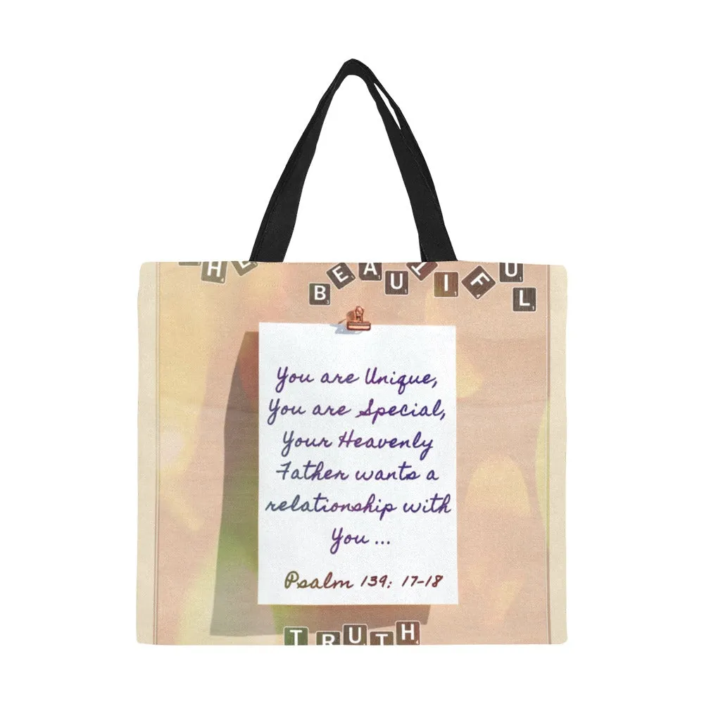 You Are Unique Canvas Tote